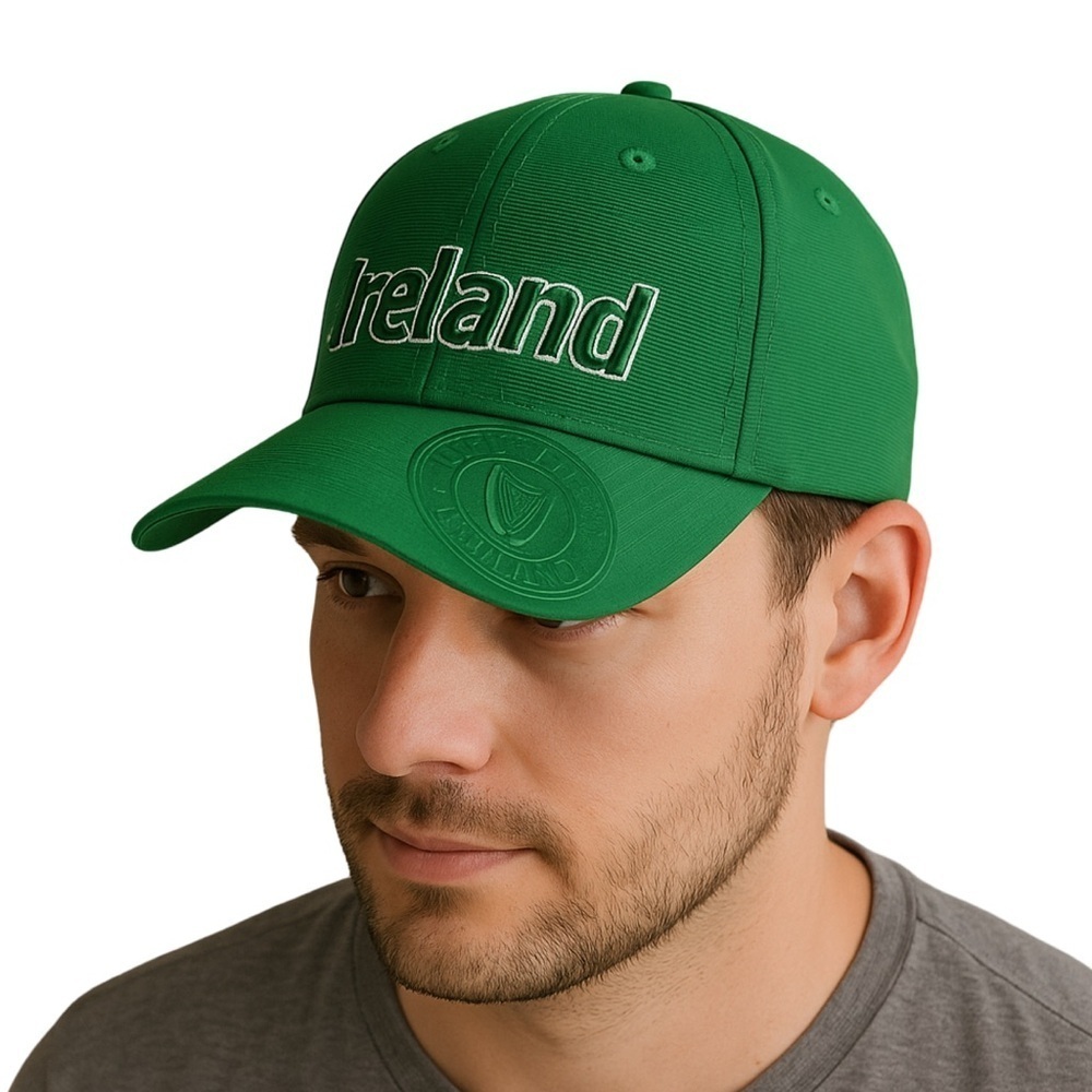 Landsdowne Green Embroidered Ireland Baseball Cap